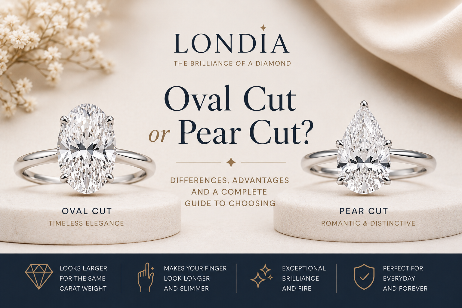 Oval Cut Solitaire or Pear Cut Solitaire? Which Is the Right Choice for You?