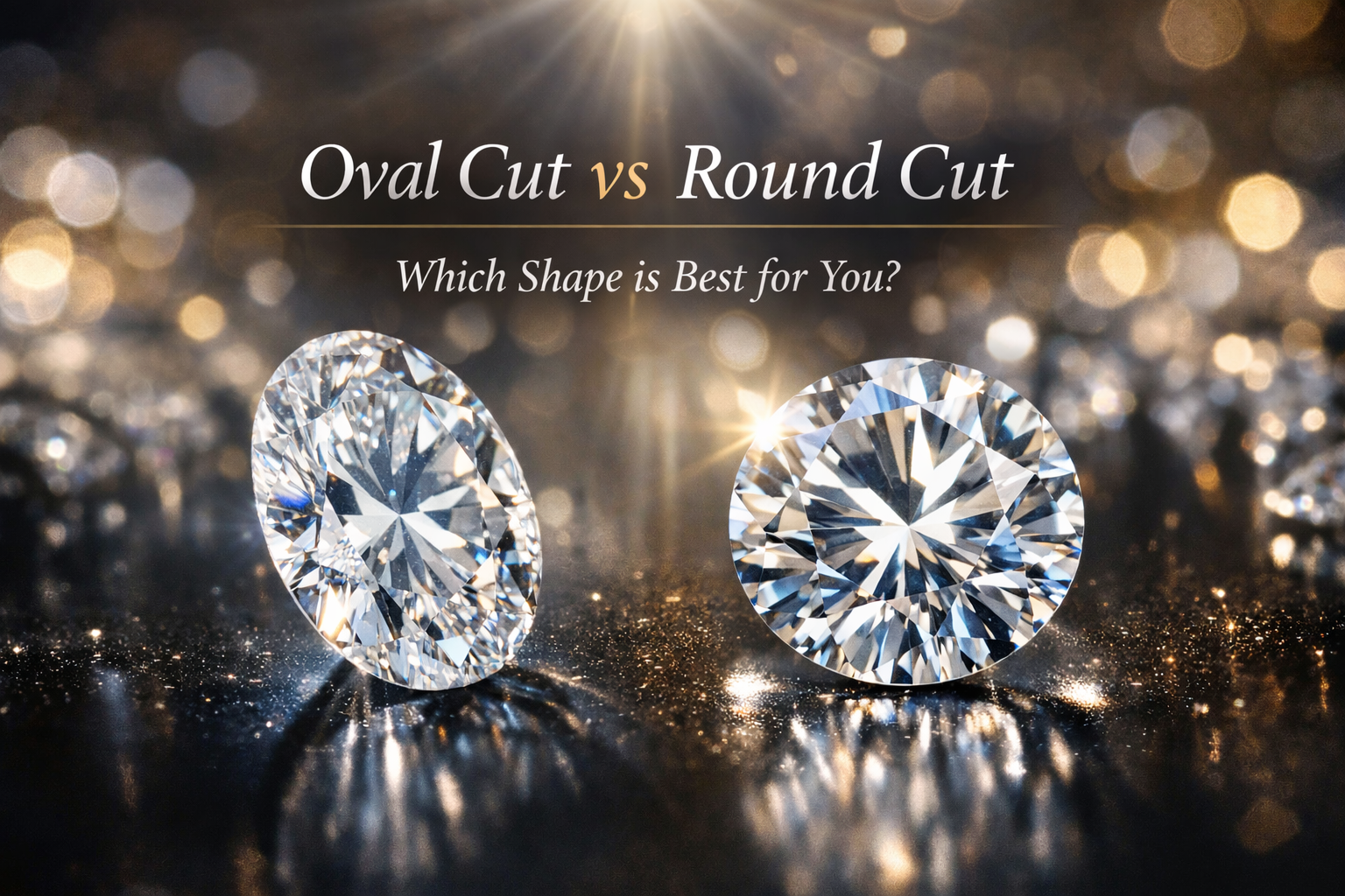 Oval vs Round Cut Diamond