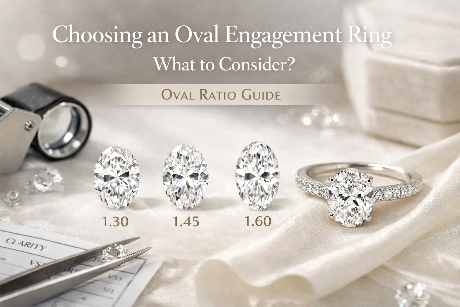 Oval Engagement Rings: What to Look For (Most Important: Length-to-Width Ratio)