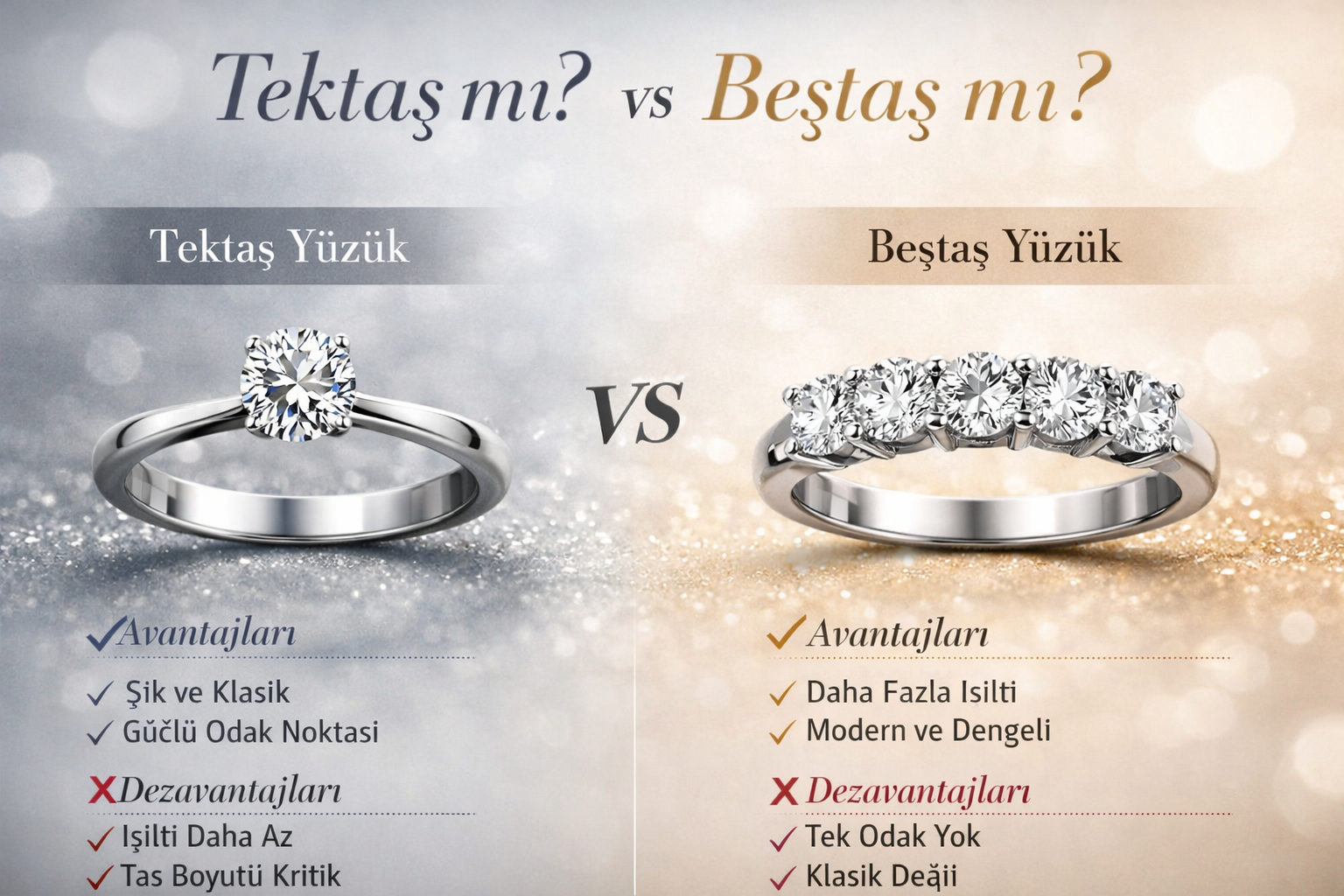 💎 Solitaire or Five-Stone? Advantages, Disadvantages, and the Right Choice Guide