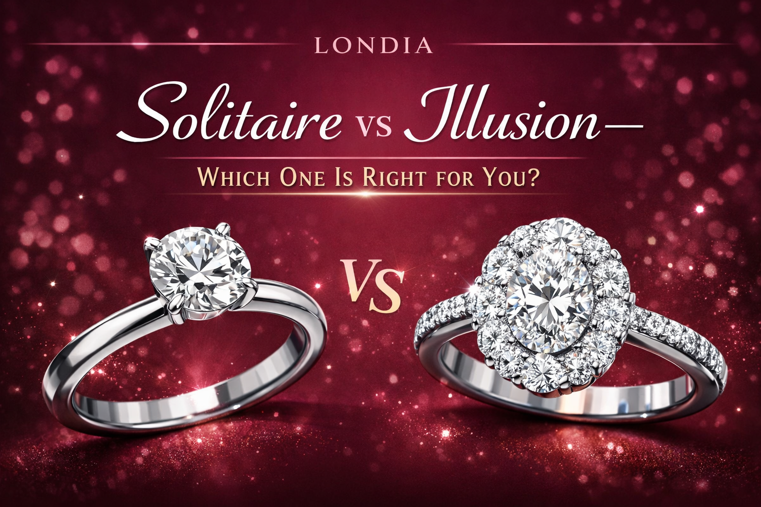 Solitaire vs Illusion Diamond Rings: Which One Should You Choose? | Londia