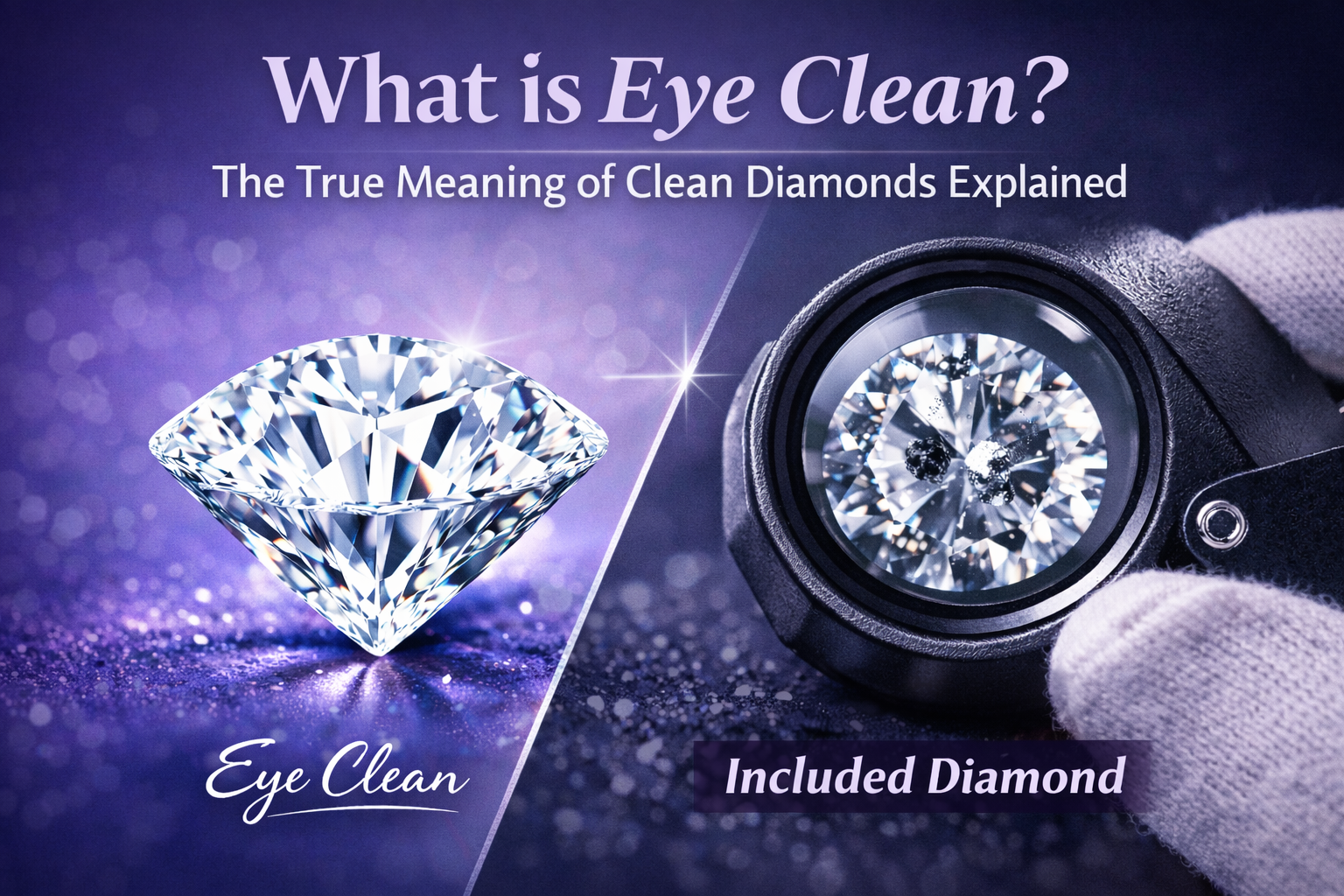 What Does Eye-Clean Mean? What Does True Clarity Mean in Diamonds?