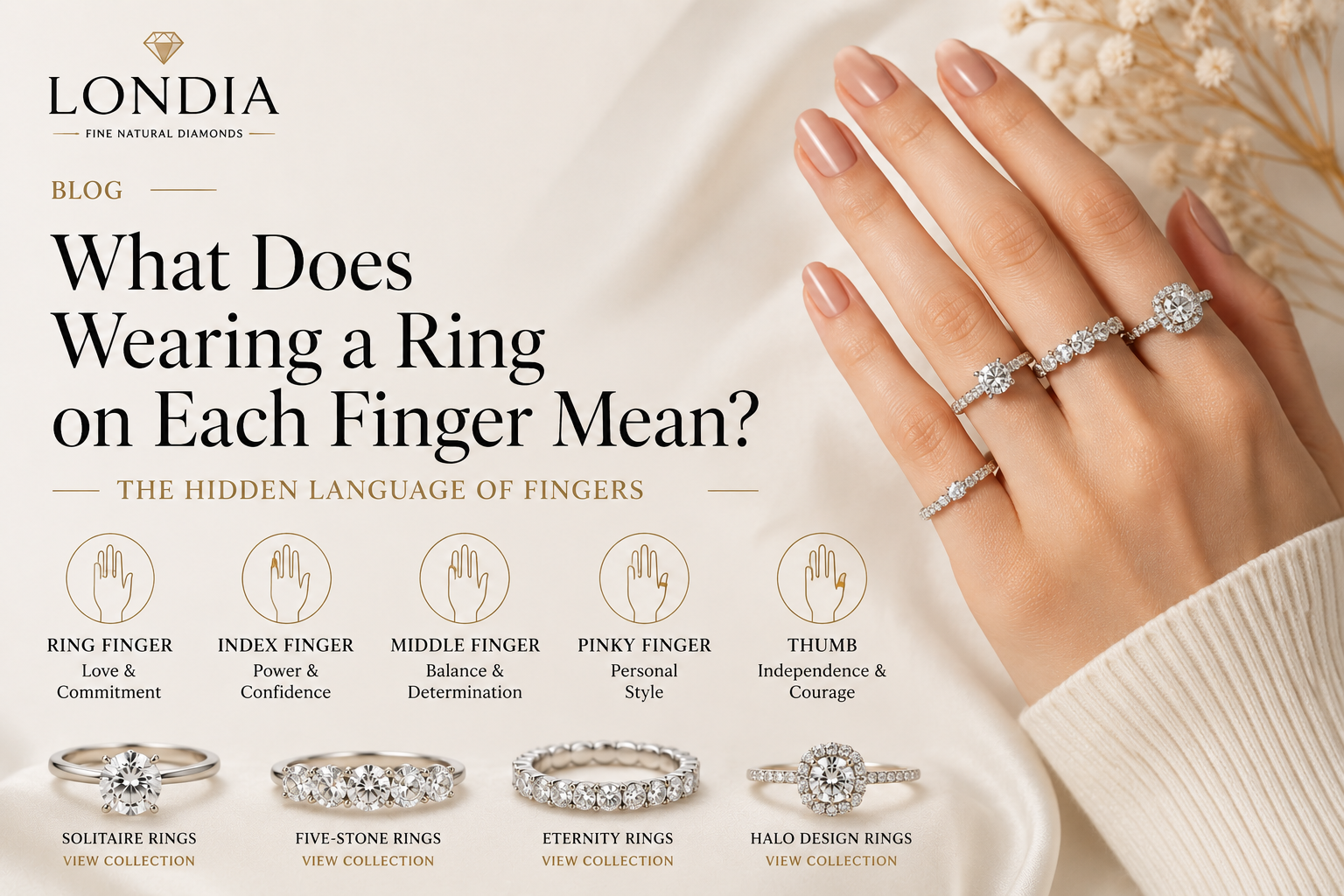What Does Wearing a Ring on Each Finger Mean?