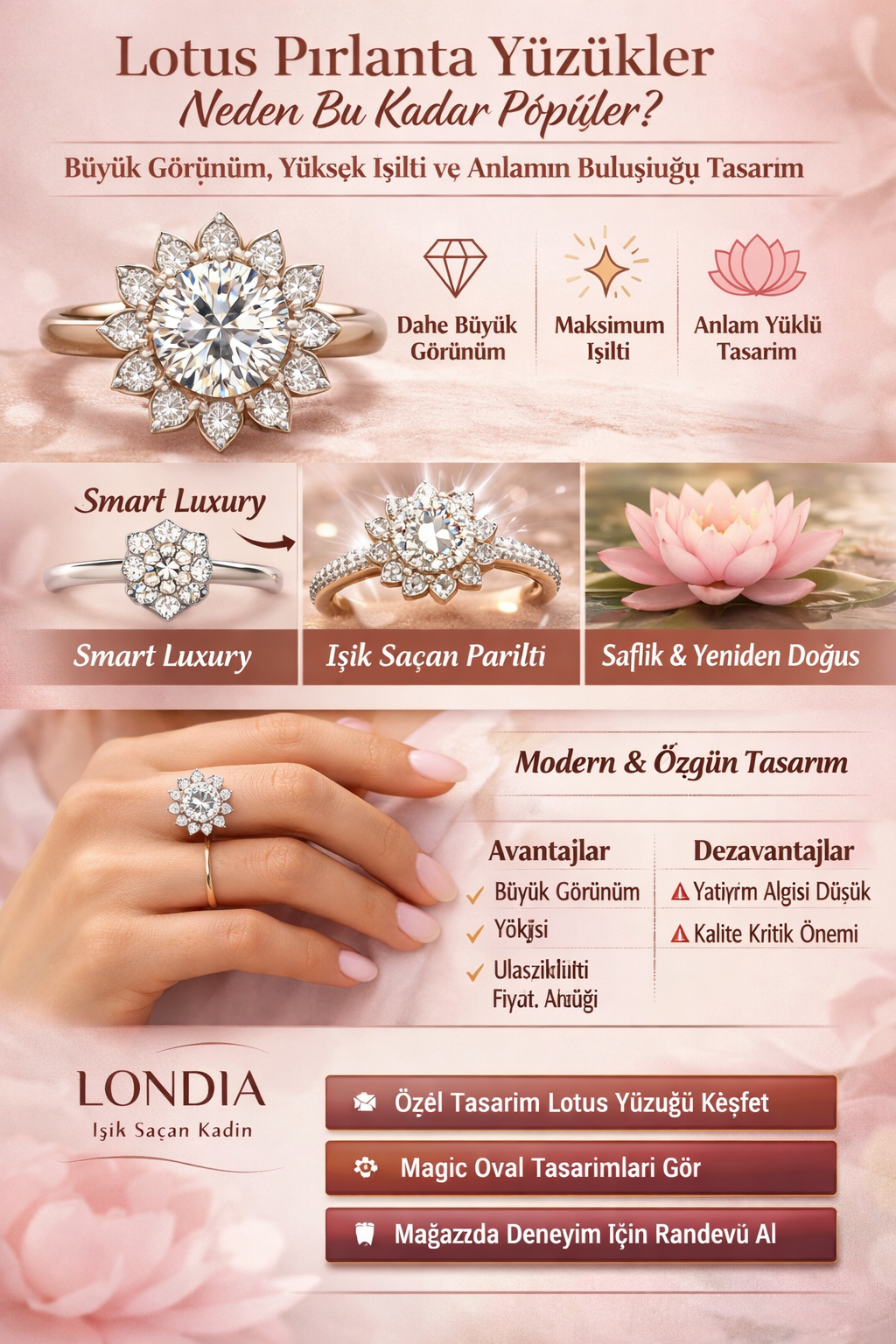 Why Are Lotus Diamond Rings So Popular? | LONDIA Natural Diamonds