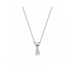 0.05 Carat Natural Diamond Solitaire Necklace