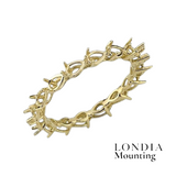 Pear Graduated Full Eternity Mounting Rings