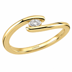 0.10 Carat Natural Diamond Oval Cut Design Ring