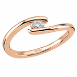 0.10 Carat Natural Diamond Oval Cut Design Ring
