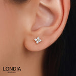 0.12 Carat Londia Diamond Primrose Design Piercing