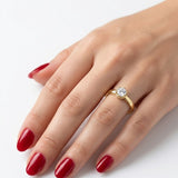 0.15 Carat Bold Design Solitaire Ring