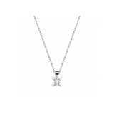 0.15 Carat Londia Diamond Butterfly Design Solitaire Necklace