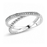 0.15 Carat Natural Diamond Line Design Ring | LONDIA
