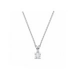 0.15 Carat Natural Diamond Solitaire Necklace