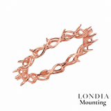 Pear Graduated Full Eternity Mounting Rings