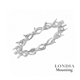 Pear Graduated Full Eternity Mounting Rings
