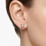 0.15 Ct Natural Diamond Londia Butterfly Design Solitaire Set in 14K Gold