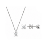 0.15 Ct Natural Diamond Londia Butterfly Design Solitaire Set in 14K Gold