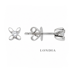 0.15 Ct. F Color Natural Diamond Butterfly Solitaire Set