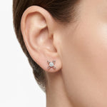 0.15 Ct. F Color Natural Diamond Butterfly Solitaire Set