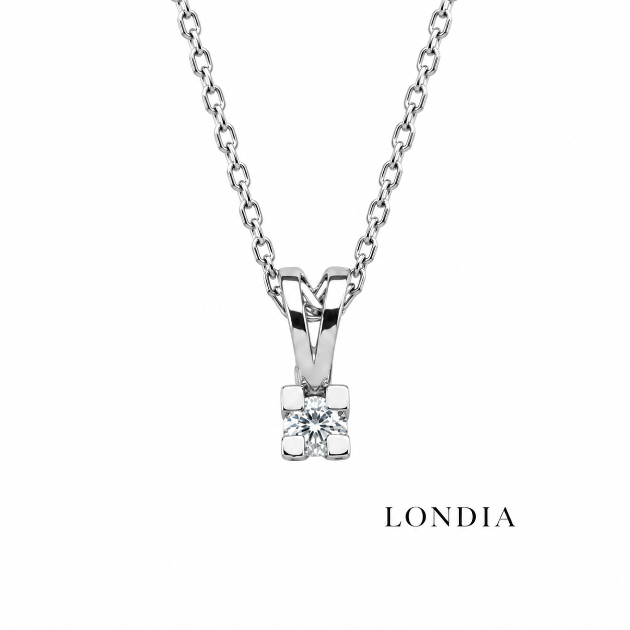 0.15 Ct. F Color Natural Diamond Valentine Solitaire Set