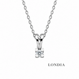 0.15 Ct. F Color Natural Diamond Valentine Solitaire Set