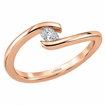 0.15 Ct. Natural Diamond Pear Cut Design Ring