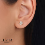 0.16 Carat Londia Daisy Diamond Design Piercing