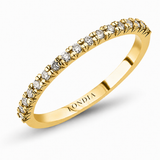 0.20 Carat Diamond Half Eternity Ring in 14K Gold