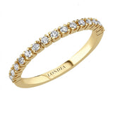 0.20 Carat Diamond Half Eternity Ring in 14K Gold