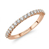 0.20 Carat Diamond Half Eternity Ring in 14K Gold