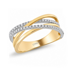 Diamond Line Design Ring