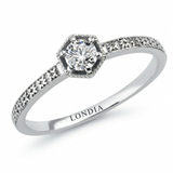 0.20 Carat Vintage Solitaire Ring