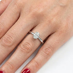 0.20 Ct. Natural Oval Diamond Solitaire Ring
