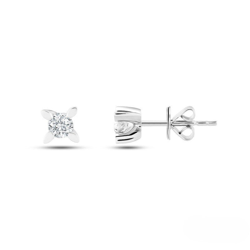 0.20 Carat Natural Diamond Butterfly Design Stud Earring | LONDIA
