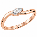 0.20 Carat Natural Diamond Marquise Cut Design Ring