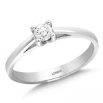 0.20 Ct. Natural Diamond Solitaire ''Classic'' Ring in 14K Gold