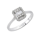 0.25 Carat Natural Diamond Baguette Stone Design Diamond Ring | LONDIA