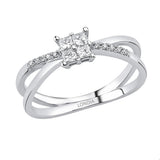 Diamond Line Design Ring