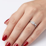 Diamond Line Design Ring