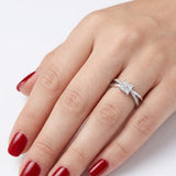 Diamond Line Design Ring