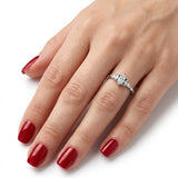 0.25 Carat Natural Marquise Cut Diamond Vintage Design Ring, 14K Gold