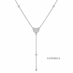 0.25 Carat Natural Diamond Heart Design Necklace