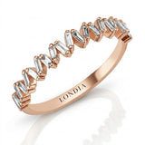0.30 Carat Diamond Half Eternity Ring in 14K Gold