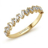 0.30 Carat Diamond Half Eternity Ring in 14K Gold