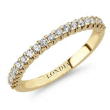 0.30 Carat Diamond Half Eternity Ring in 14K Gold
