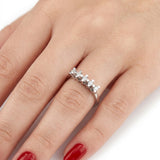 0.30 Carat Diamond “Valentine” Design Five-Stone Ring in 14K Gold