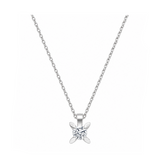 0.30 Carat Londia Diamond Butterfly Design Solitaire Necklace