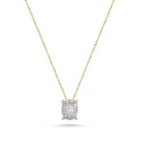 0.30 Carat Magic Oval Diamond Necklace