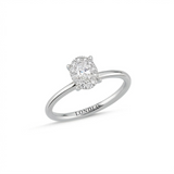 0.30 Carat Magic Oval Solitaire Diamond Ring