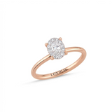 0.30 Carat Magic Oval Solitaire Diamond Ring